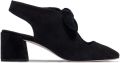 Bernardo Angelina slingback pumps met strikdetail Zwart - Zwart