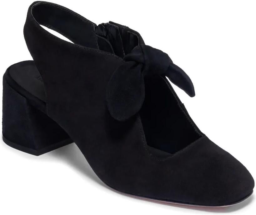 Bernardo Angelina slingback pumps met strikdetail Zwart - Foto 3