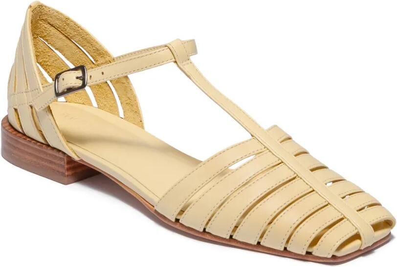 Bernardo Brighton pumps met T-bandje Beige - Foto 3