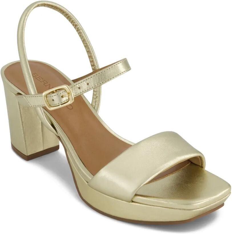 Bernardo Canto leren sandalen Goud - Foto 2