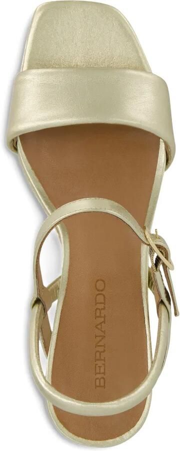 Bernardo Canto leren sandalen Goud - Foto 4