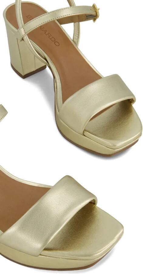 Bernardo Canto leren sandalen Goud - Foto 3