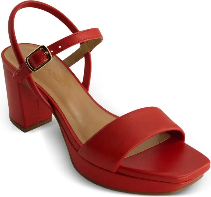 Bernardo Canto leren sandalen Rood - Foto 2