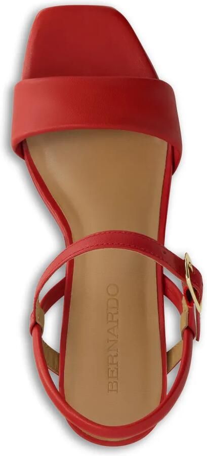 Bernardo Canto leren sandalen Rood - Foto 4
