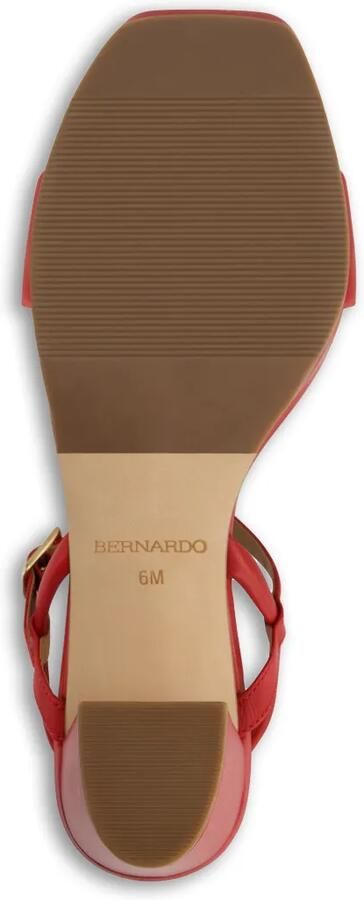 Bernardo Canto leren sandalen Rood - Foto 5