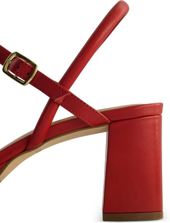 Bernardo Canto leren sandalen Rood - Foto 3