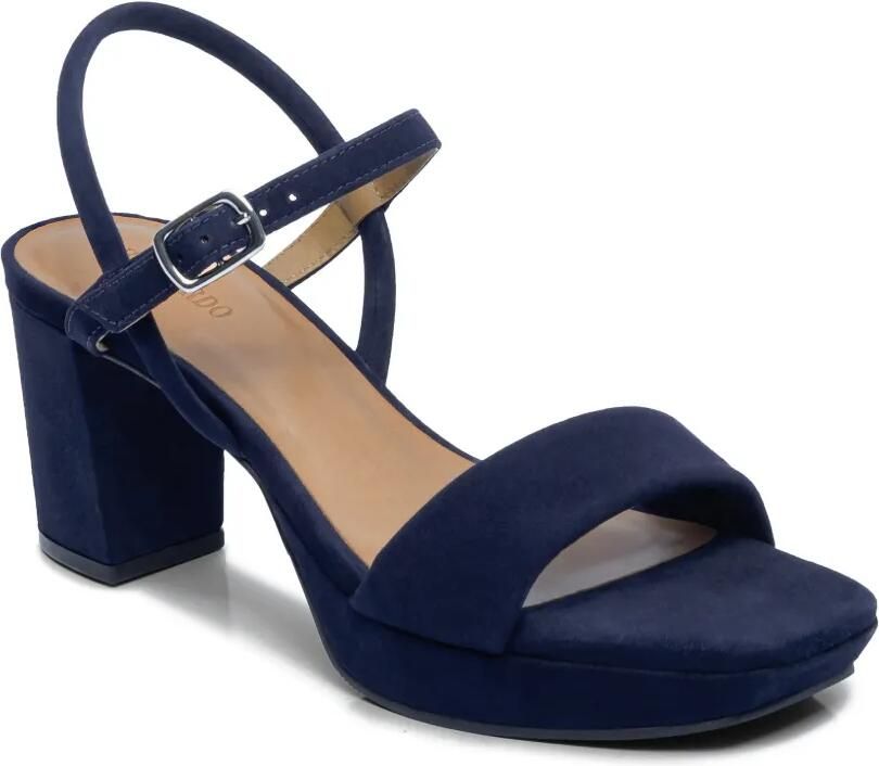 Bernardo Canto sandalen met vierkante neus Blauw - Foto 3