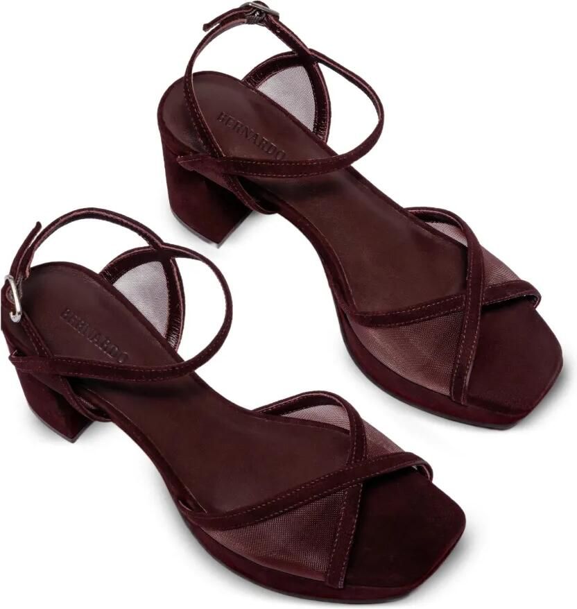 Bernardo Celeste sandalen met plateauzool Bruin - Foto 2