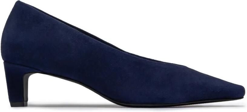 Bernardo Chiara pumps met vierkante neus Blauw