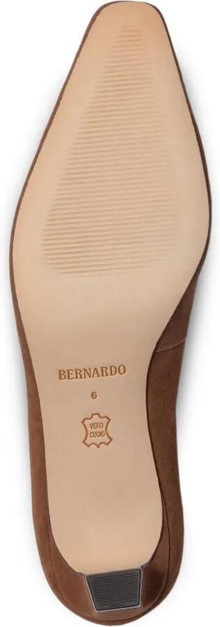 Bernardo Chiara pumps met vierkante neus Bruin - Foto 3
