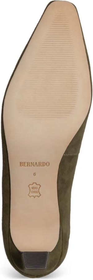 Bernardo Chiara pumps met vierkante neus Groen - Foto 2