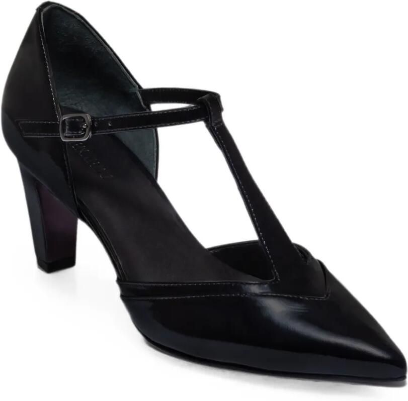 Bernardo Gianna pumps met T-bandje Zwart - Foto 2