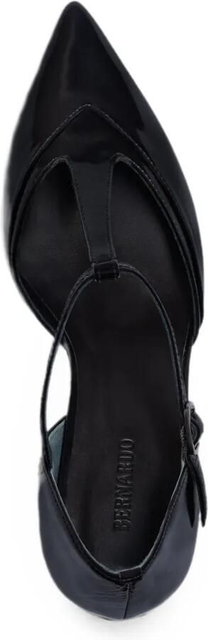 Bernardo Gianna pumps met T-bandje Zwart - Foto 4