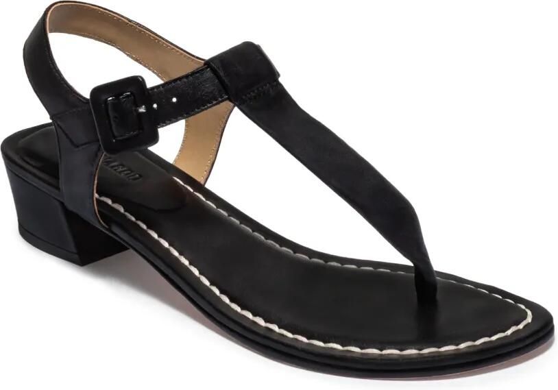 Bernardo Goyara sandalen met T-bandje en gesp Zwart - Foto 2