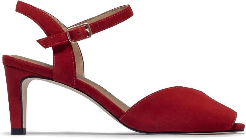 Bernardo HARTLEY sandalen met open neus en gespsluiting Rood