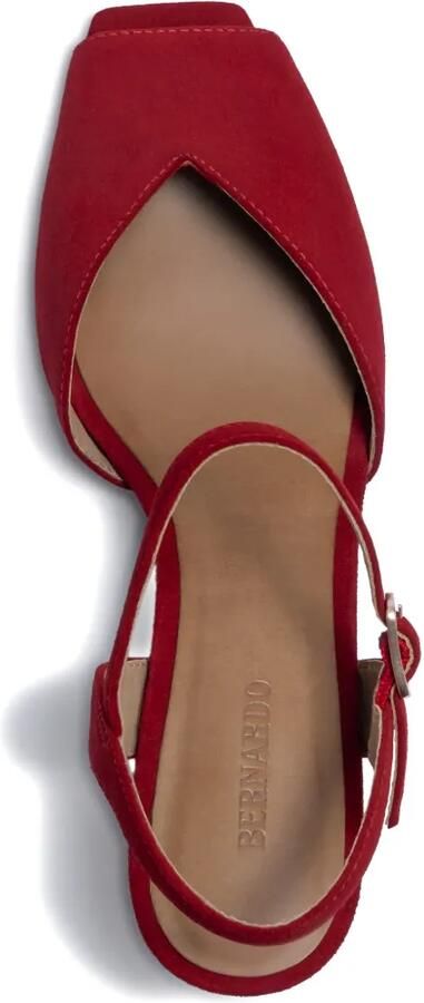 Bernardo HARTLEY sandalen met open neus en gespsluiting Rood - Foto 5