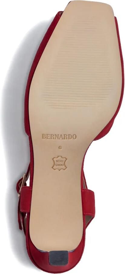 Bernardo HARTLEY sandalen met open neus en gespsluiting Rood - Foto 4