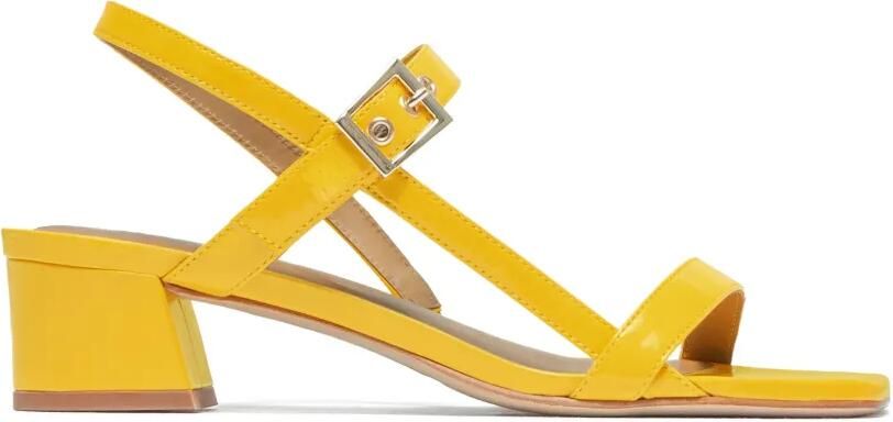 Bernardo Jinji sandalen met gesp Geel