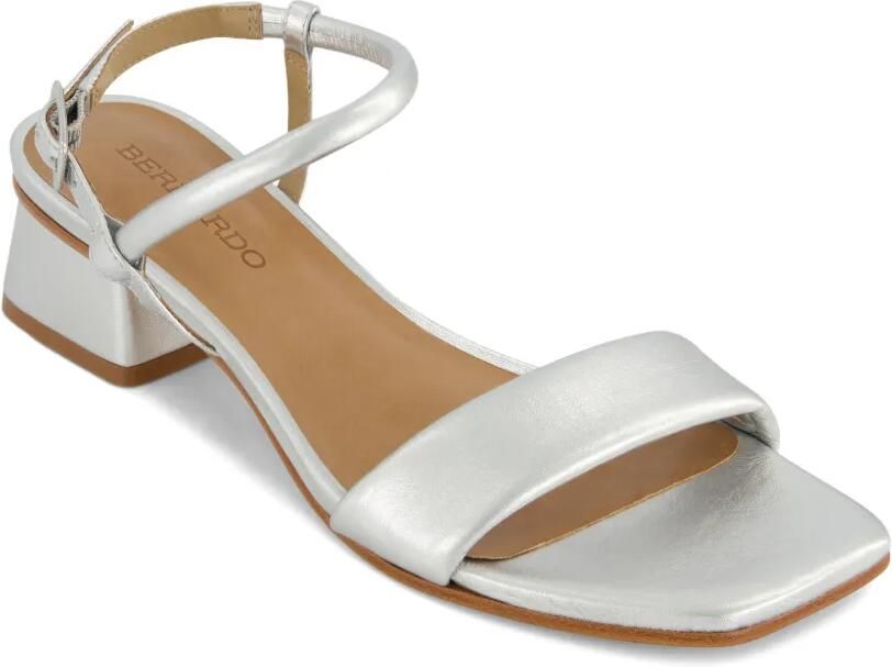 Bernardo Josei sandalen met blokhak Zilver - Foto 3