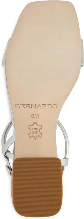 Bernardo Josei sandalen met blokhak Zilver - Foto 5