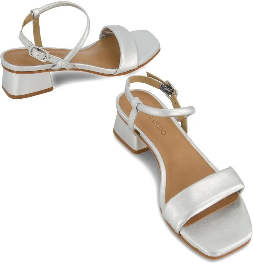 Bernardo Josei sandalen met blokhak Zilver - Foto 2