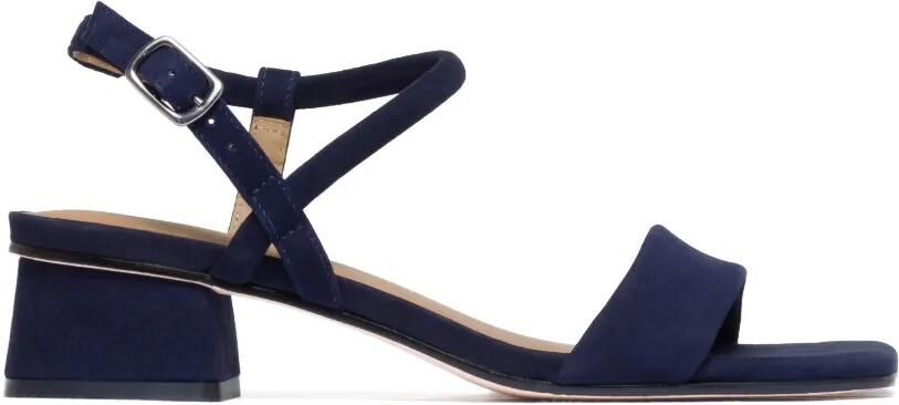 Bernardo Josei sandalen met vierkante neus Blauw
