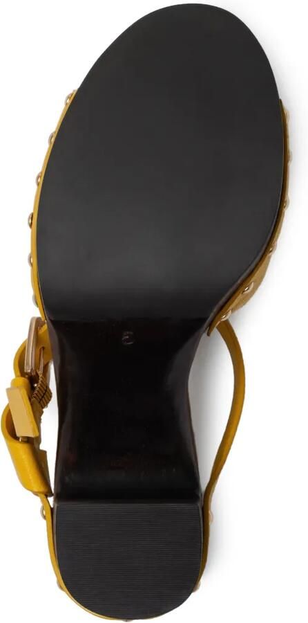 Bernardo Luxor sandalen met plateauzool en studs Geel - Foto 3