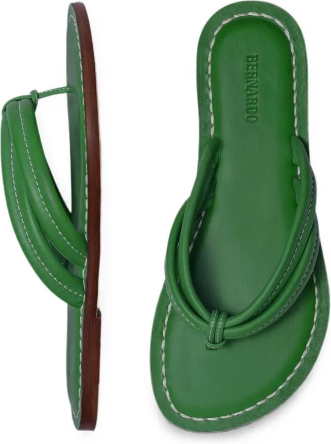 Bernardo Miami gewatteerde sandalen Groen - Foto 2