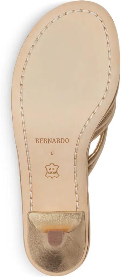 Bernardo Miami gewatteerde sandalen met hak Goud - Foto 3