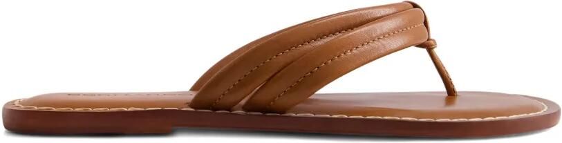 Bernardo Miami leren sandalen Bruin