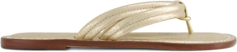 Bernardo Miami leren sandalen Goud