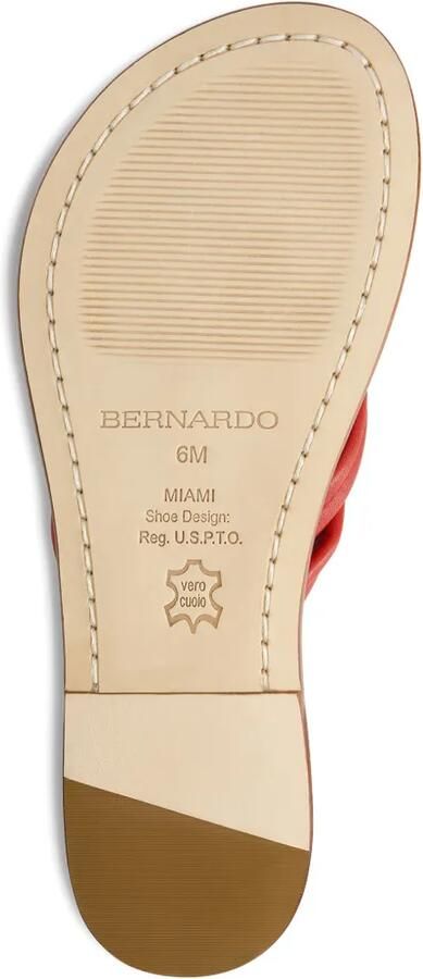 Bernardo Miami leren sandalen Rood - Foto 2