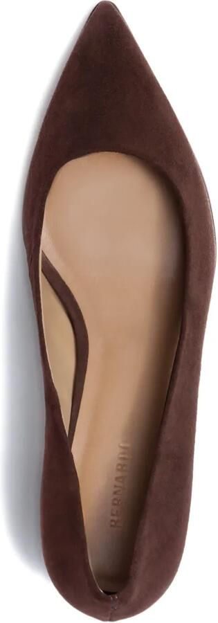 Bernardo Millie pumps met blokhak Bruin - Foto 5