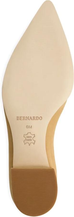 Bernardo Millie pumps met blokhak en puntige neus Bruin - Foto 4