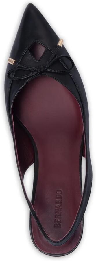 Bernardo Misha pumps met puntige neus en strik Zwart - Foto 4