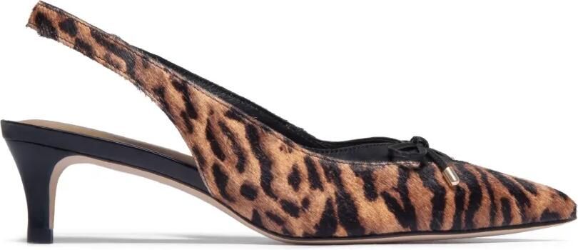 Bernardo Misha pumps met strik Bruin