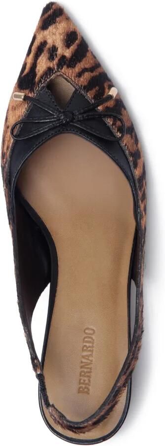 Bernardo Misha pumps met strik Bruin - Foto 5
