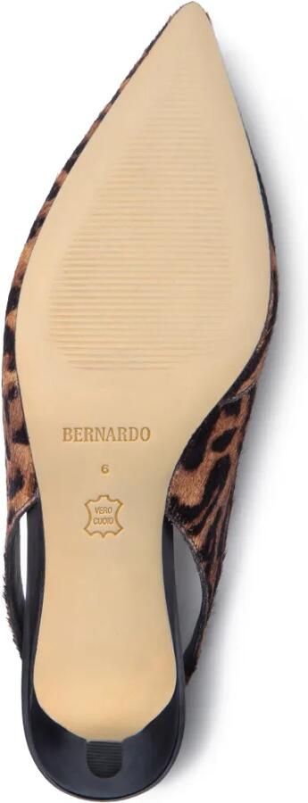 Bernardo Misha pumps met strik Bruin - Foto 4