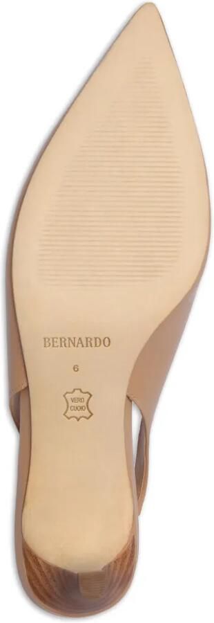 Bernardo Misha pumps met uitgesneden details en strik Beige - Foto 3