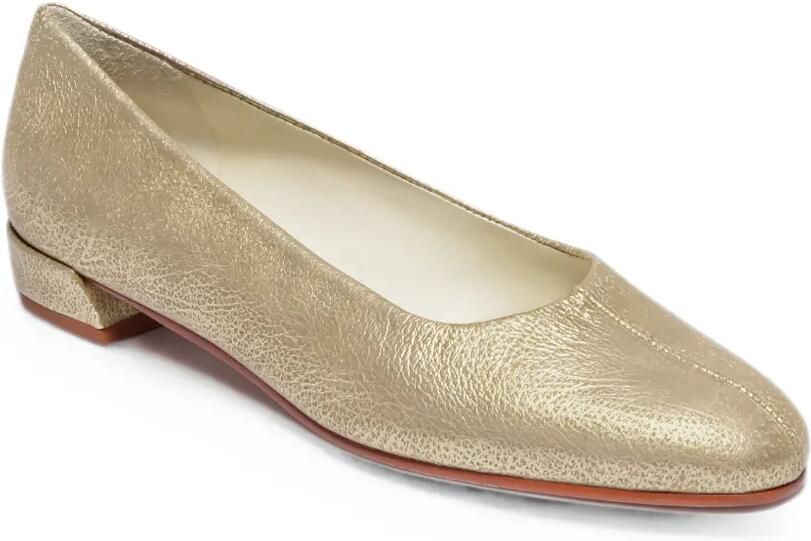 Bernardo Nero pumps met metallic-effect en vierkante neus Goud - Foto 3