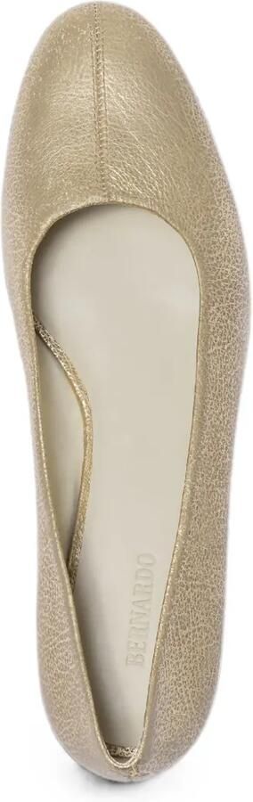 Bernardo Nero pumps met metallic-effect en vierkante neus Goud - Foto 5