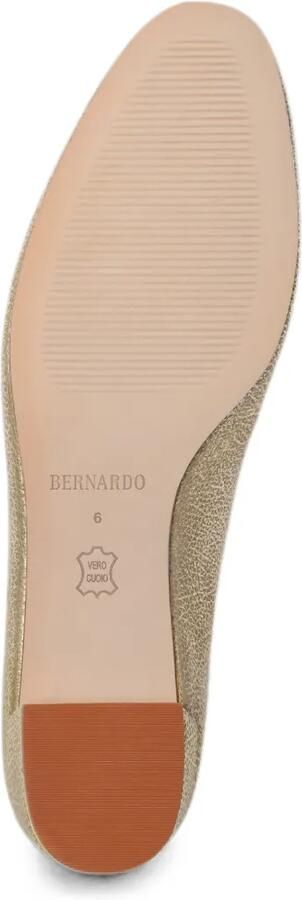 Bernardo Nero pumps met metallic-effect en vierkante neus Goud - Foto 4