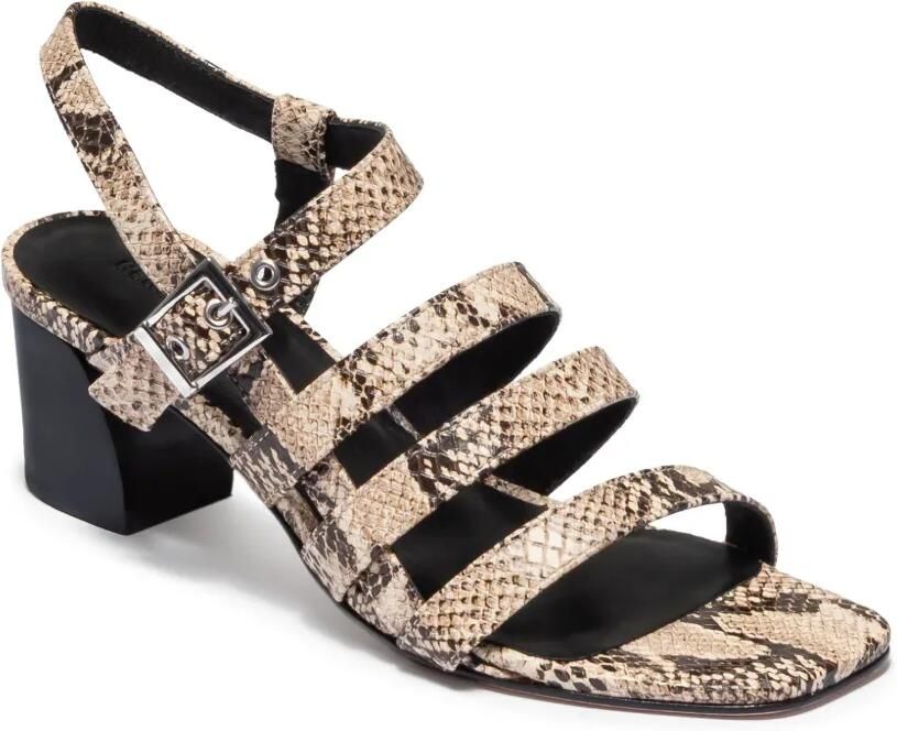 Bernardo Novi sandalen met bandjes en gesp Beige - Foto 3