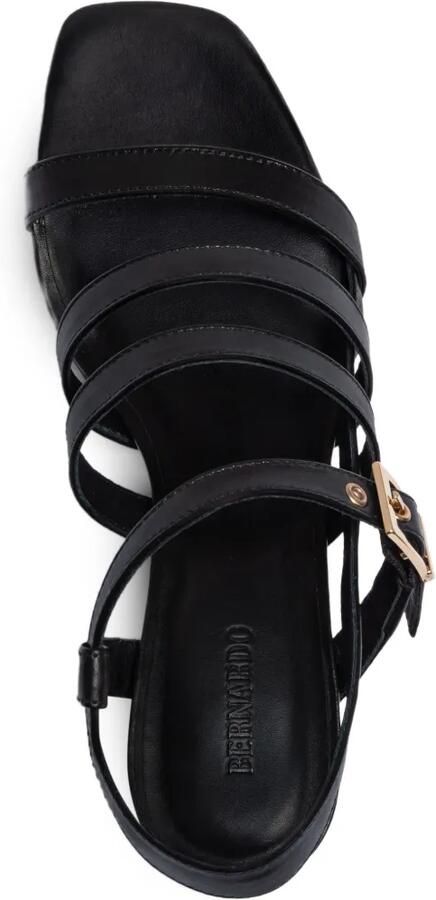 Bernardo Novi sandalen met bandjes en gesp Zwart - Foto 3