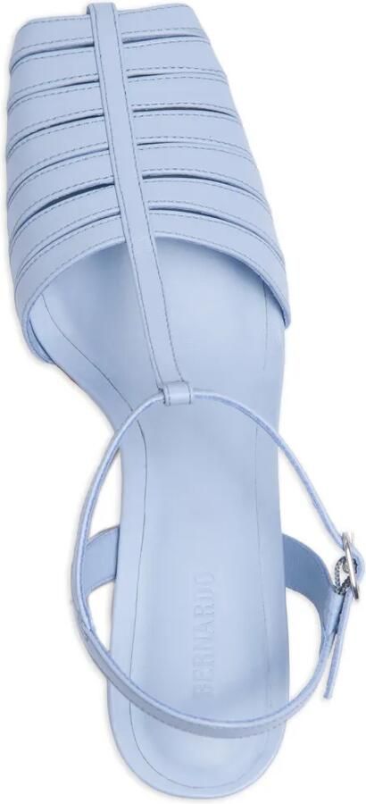 Bernardo Peoria pumps met T-bandje Blauw - Foto 4