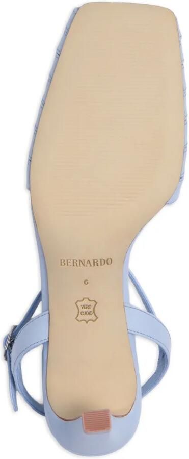 Bernardo Peoria pumps met T-bandje Blauw - Foto 5