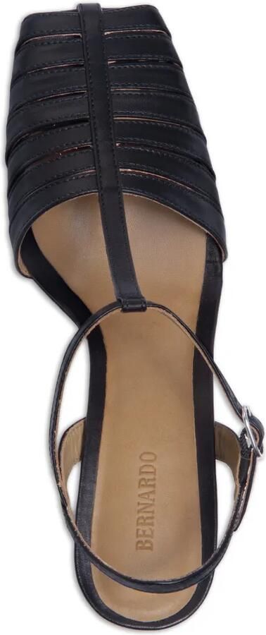 Bernardo Peoria pumps met T-bandje en hak Zwart - Foto 5