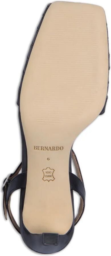 Bernardo Peoria pumps met T-bandje en hak Zwart - Foto 4
