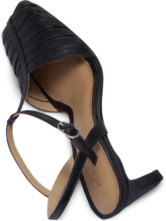 Bernardo Peoria pumps met T-bandje en hak Zwart - Foto 2