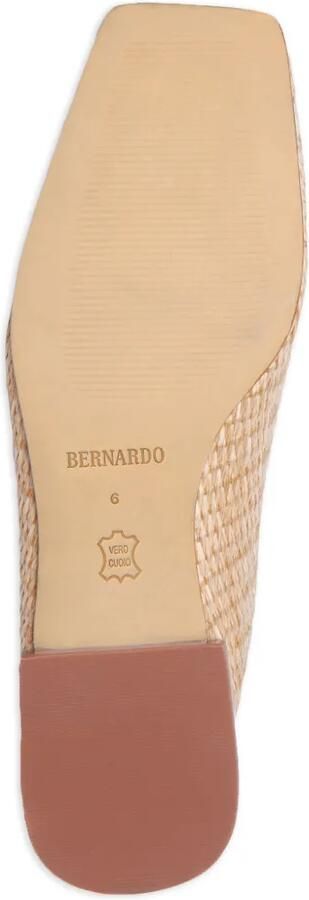 Bernardo Porto geweven muiltjes Beige - Foto 4
